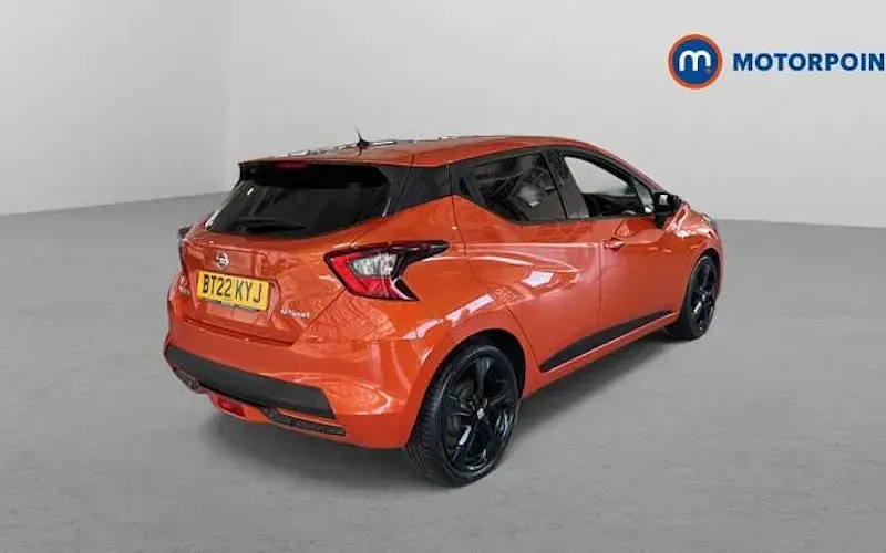 Used Nissan Micra 92 HP (67 kW) 2022 Orange Hatchback