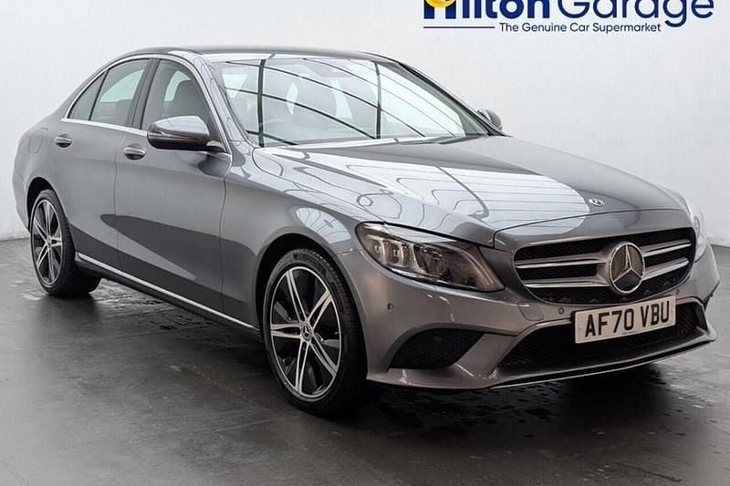 Grey Used 2020 Mercedes C220 Sport Edition Sedan | £16,150 (Good price) - Image 1/1