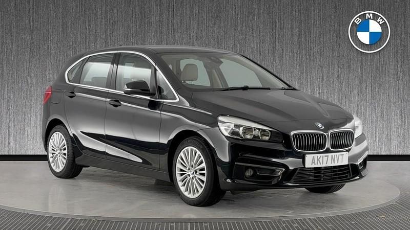Used BMW 218 Active Tourer Luxury Line 148 HP (108 kW) 2017 Black MPV