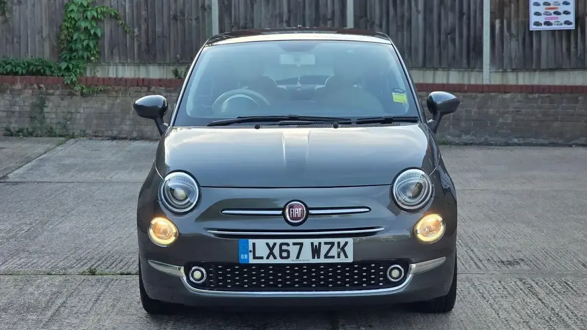 Used Fiat 500 Lounge 69 HP (50 kW) 2017 Grey Hatchback