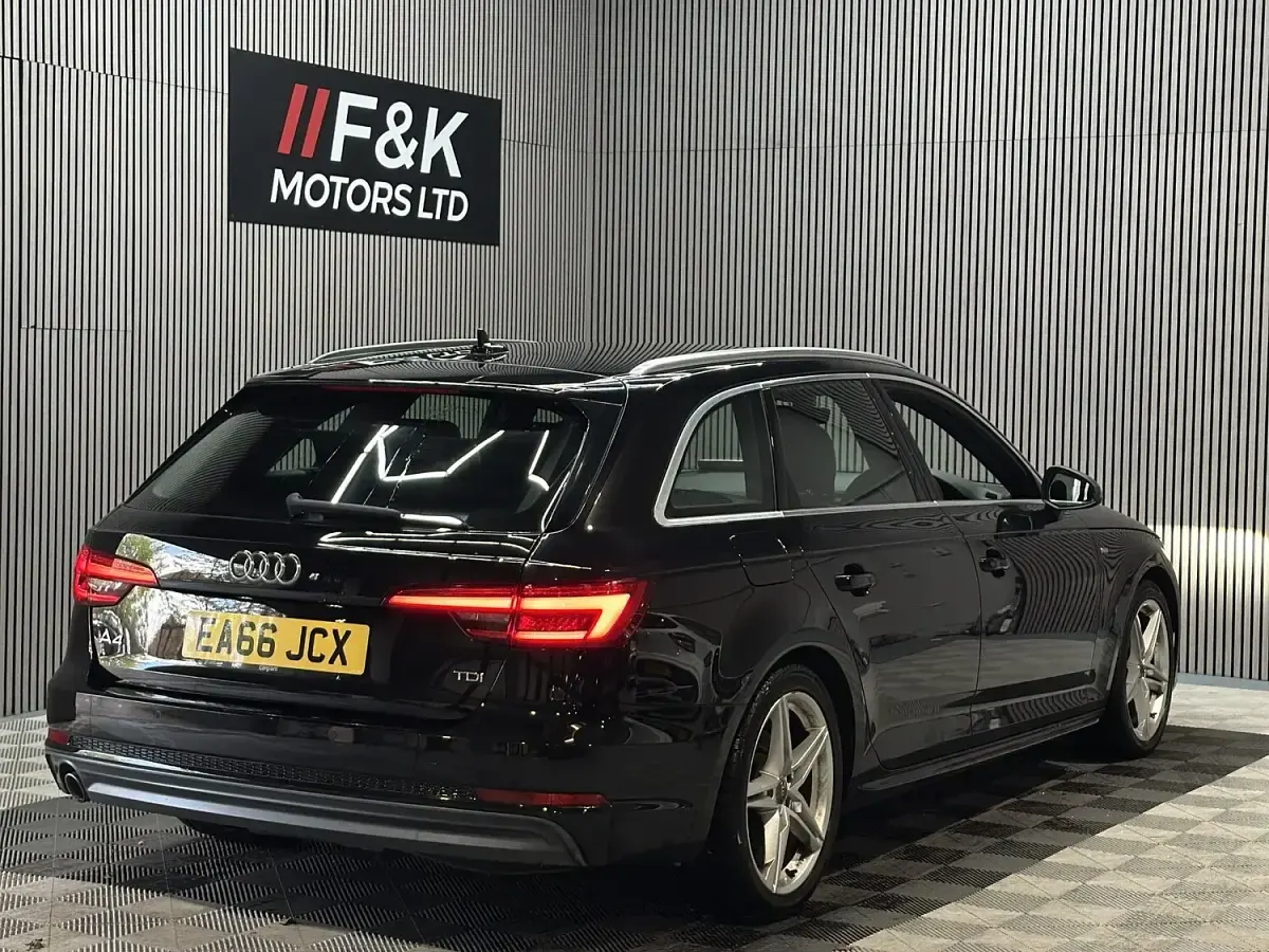 Used Audi A4 S-Line 190 HP (139 kW) 2016 Black Estate