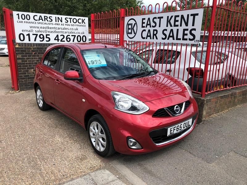 Used Nissan Micra Acenta 2015 Red Hatchback