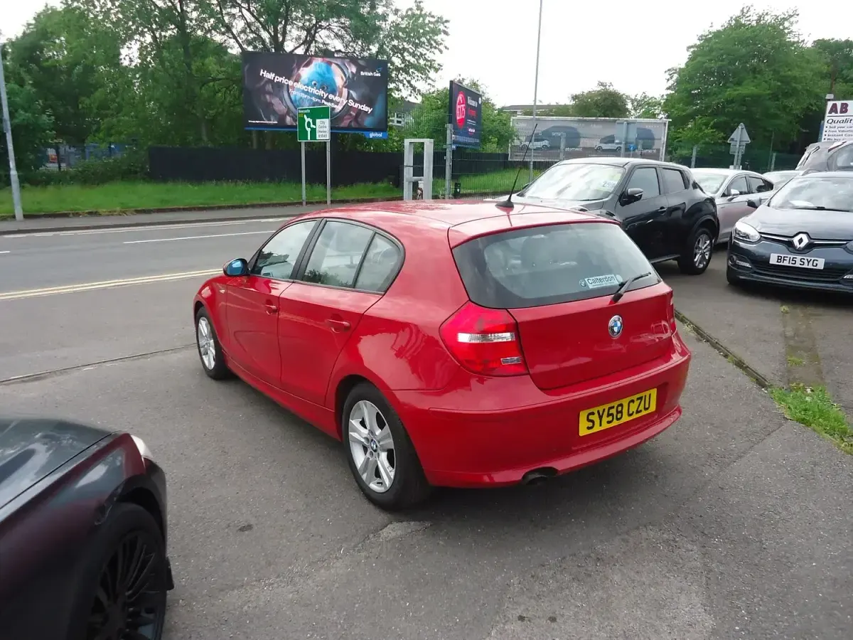 Used BMW 118 2008 Red Hatchback