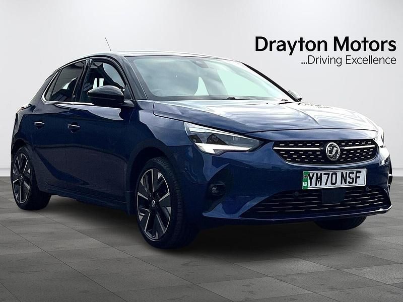 Used Vauxhall Corsa-e Elite 100 kW (136 HP) 2020 Blue Hatchback