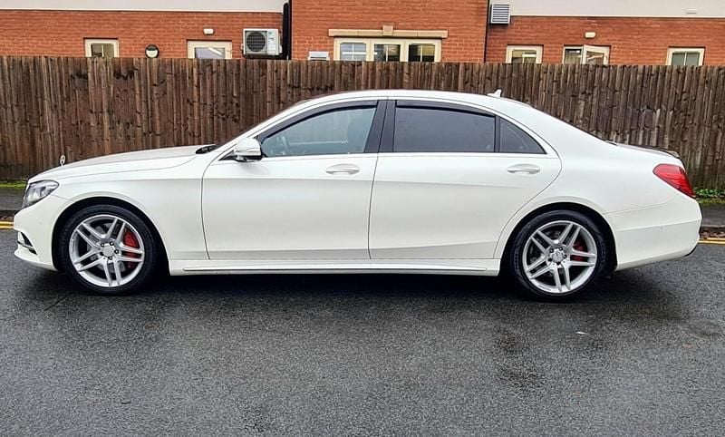 Used Mercedes S350L AMG line 2015 White Sedan