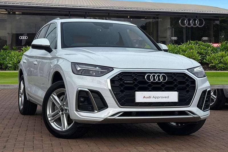White Used 2024 Audi Q5 S-Line SUV | £35,490 (Good price) - Image 1/4