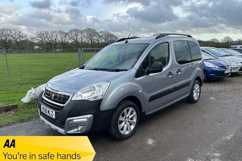 Grey Used 2018 Peugeot Partner Tepee Outdoor MPV | £6,000 (Good price) - Image 1/1