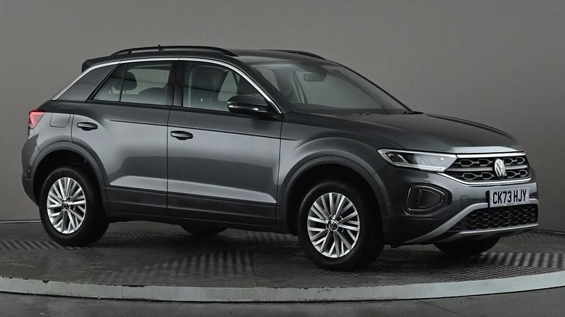 Grey Used 2023 VW T-Roc Life SUV | £20,298 (Fair price) - Image 1/3
