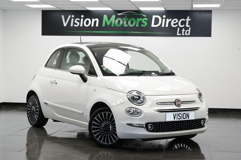 White Used 2016 Fiat 500 Lounge Hatchback | £5,480 (Fair price) - Image 1/1