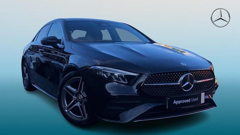 Used Mercedes A180 AMG Line Premium 2023 Cosmos black metallic Sedan
