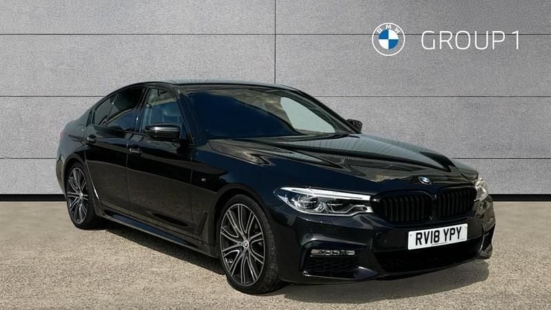 Grey Used 2018 BMW 540 M Sport Sedan | £26,150 (Fair price) - Image 1/4