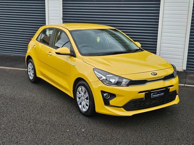 Yellow Used 2021 Kia Rio Hatchback | £7,791 (Fair price) - Image 1/4