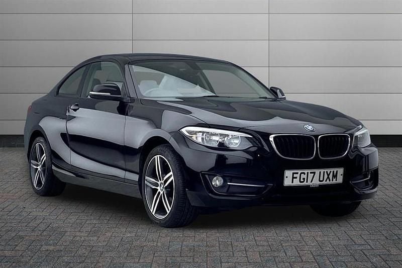 Black Used 2017 BMW 218 Sport Line Coupe | £10,490 (Fair price) - Image 1/4