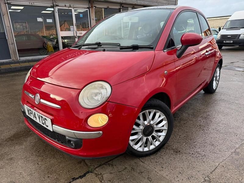 Red Used 2014 Fiat 500 Lounge Hatchback | £3,990 (Super price) - Image 1/4