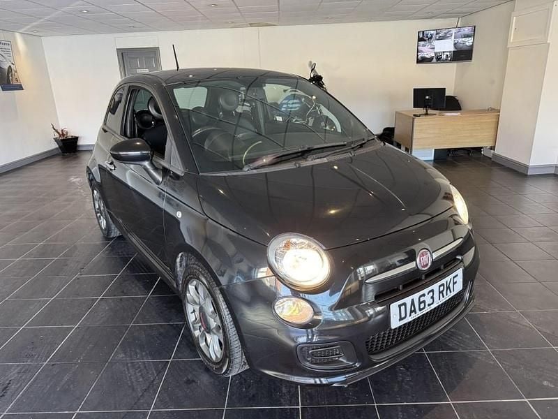 Black Used 2013 Fiat 500 S Hatchback | £5,695 (Expensive) - Image 1/4