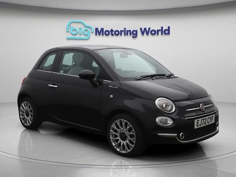 Black Used 2022 Fiat 500 Dolcevita Hatchback | £9,200 (Fair price) - Image 1/4