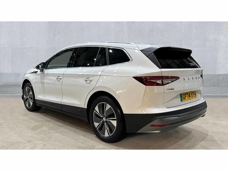 Used Skoda Enyaq iV 154 kW (210 HP) 2024 Moon white metallic SUV