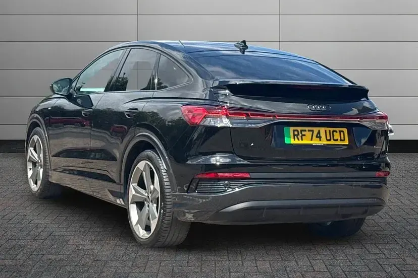 Used Audi Q4 Sportback e-tron Black Edition 207 kW (282 HP) 2025 Mythos black SUV