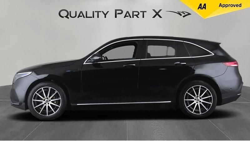 Used Mercedes EQC400 AMG line 300 kW (408 HP) 2020 Black SUV