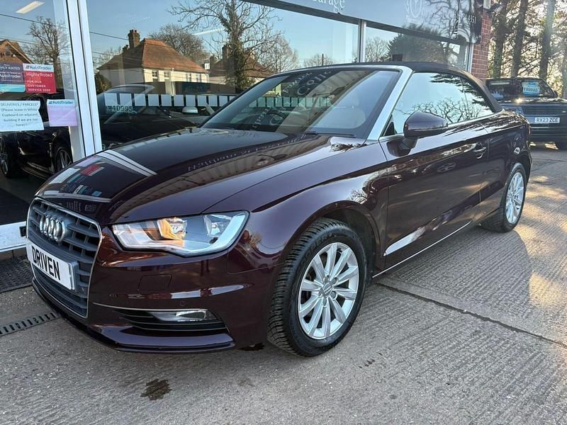 Used Audi A3 Cabriolet 150 HP (110 kW) 2015 Red Cabriolet