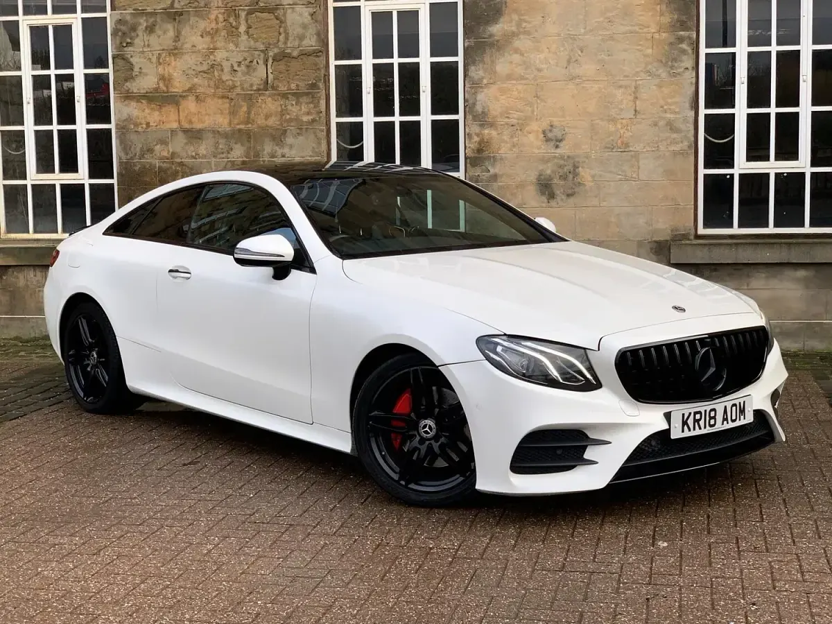 Used Mercedes E220 AMG Line Premium 2018 White Coupe
