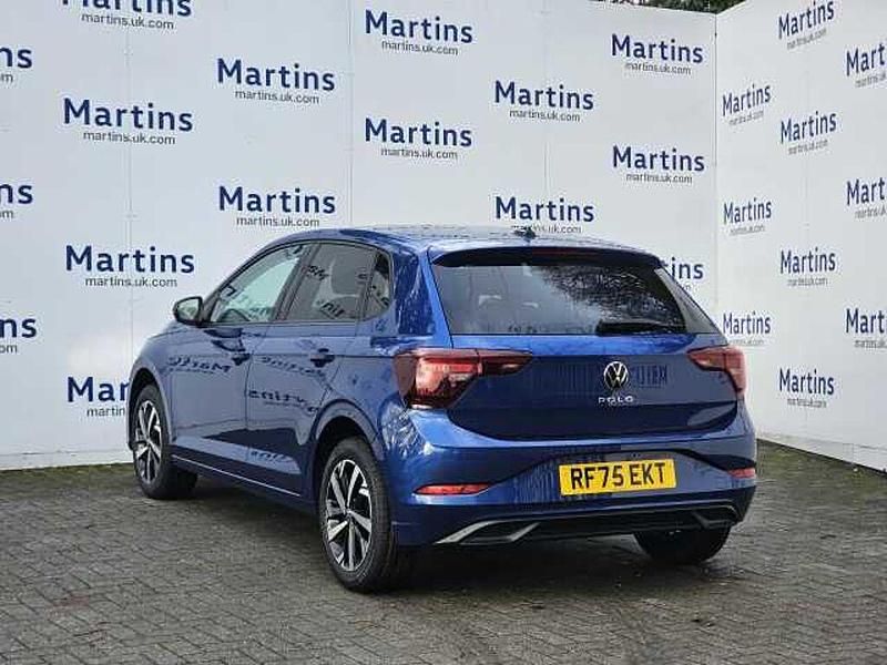 Used VW Polo Match 95 HP (69 kW) 2025 Blue Hatchback
