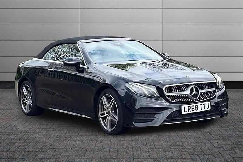 Used Mercedes E400 AMG Line Premium 333 HP (244 kW) 2018 Black Cabriolet
