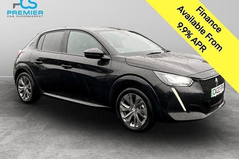 Black Used 2022 Peugeot e-208 Allure Premium Hatchback | £11,995 (Good price) - Image 1/1
