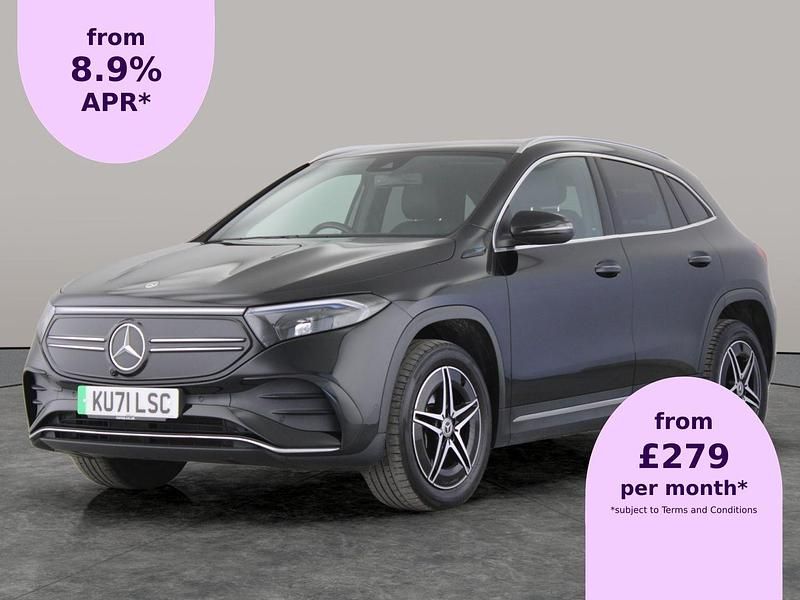 Black Used 2021 Mercedes EQA250 AMG line SUV | £19,282 (Fair price) - Image 1/2
