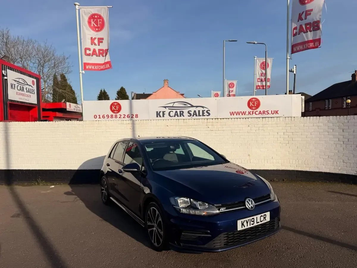 Used VW Golf VII R-line 150 HP (110 kW) 2019 Blue Hatchback
