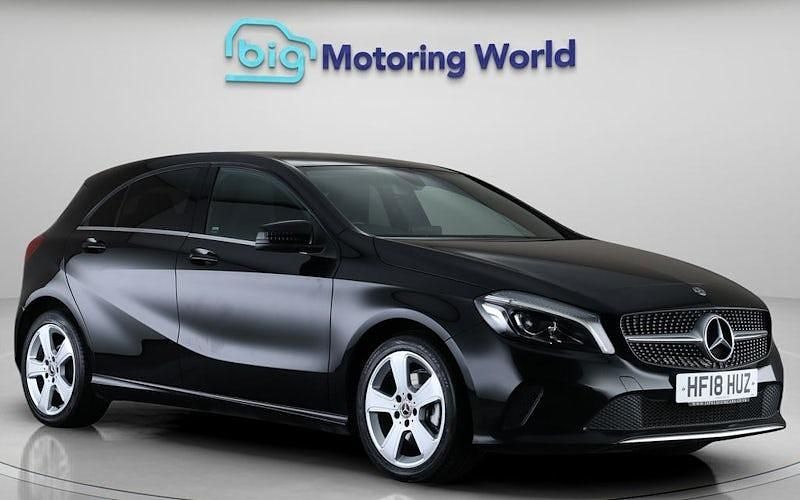Used Mercedes A200 Sport Edition 136 HP (100 kW) 2018 Black Hatchback