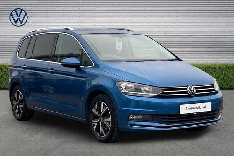 Used VW Touran SEL 150 HP (110 kW) 2021 Blue MPV
