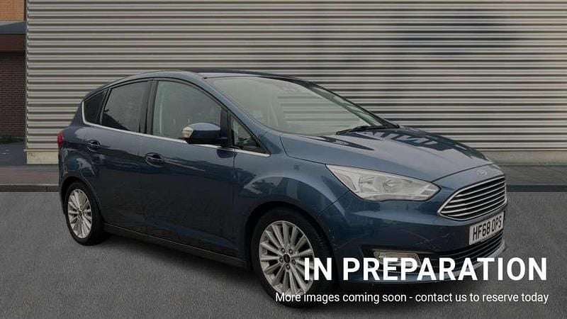 Blue Used 2018 Ford C-MAX Titanium MPV | £7,780 (Fair price) - Image 1/4