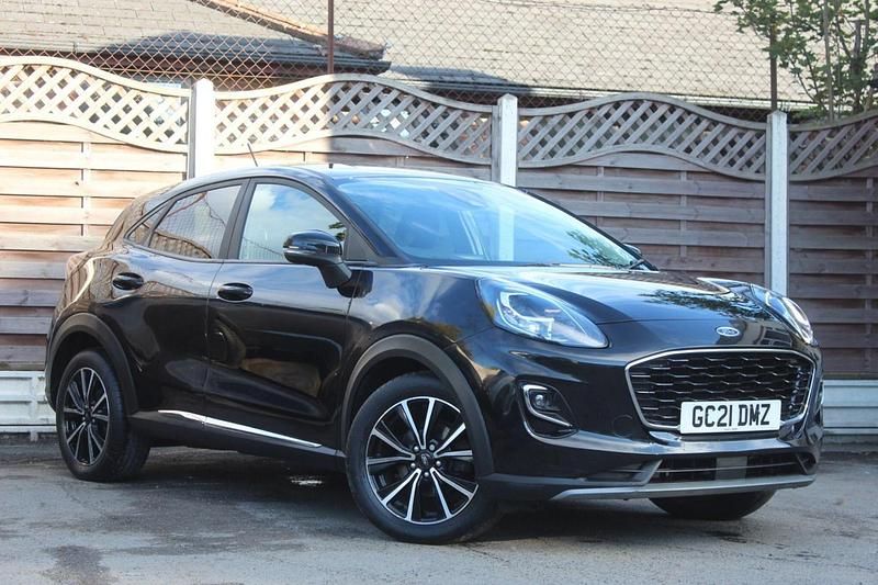 Black Used 2021 Ford Puma Titanium Hatchback | £12,390 (Super price) - Image 1/4