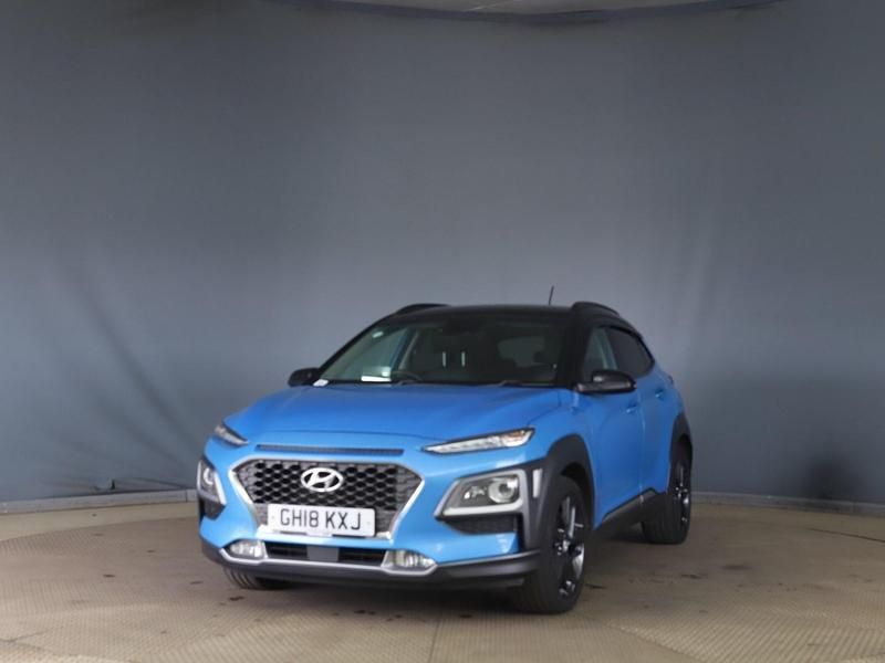 Used Hyundai Kona Premium 177 HP (130 kW) 2018 Blue SUV