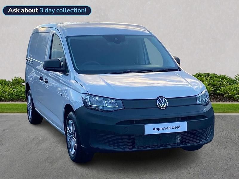 White New 2025 VW Caddy Maxi Business MPV | £22,499 (Good price) - Image 1/4