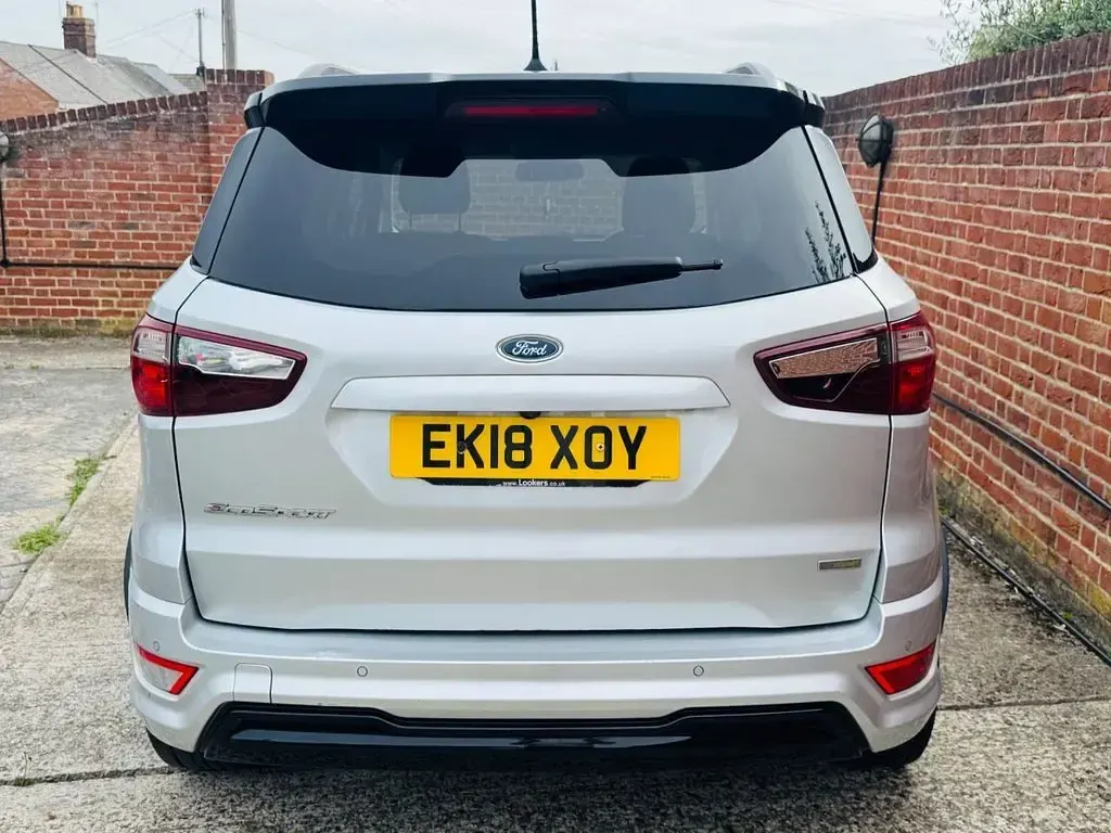Used Ford Ecosport ST-Line 125 HP (91 kW) 2018 Silver SUV