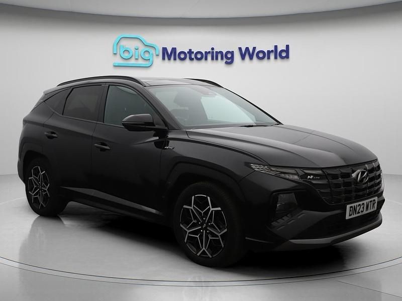 Black Used 2023 Hyundai Tucson N Line SUV | £25,700 (Fair price) - Image 1/4