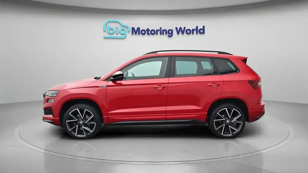 Used Skoda Karoq SportLine 150 HP (110 kW) 2023 Red SUV