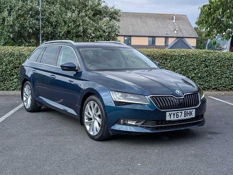 Blue Used 2017 Skoda Superb SE L Executive Estate | £12,495 (Fair price) - Image 1/4