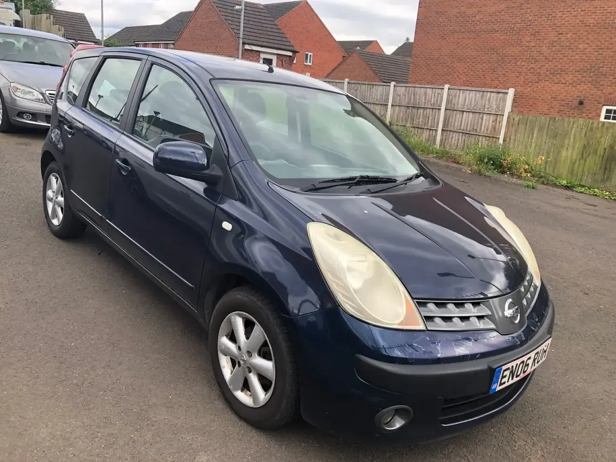 Used Nissan Note SE 110 HP (80 kW) 2006 Blue metallic Hatchback