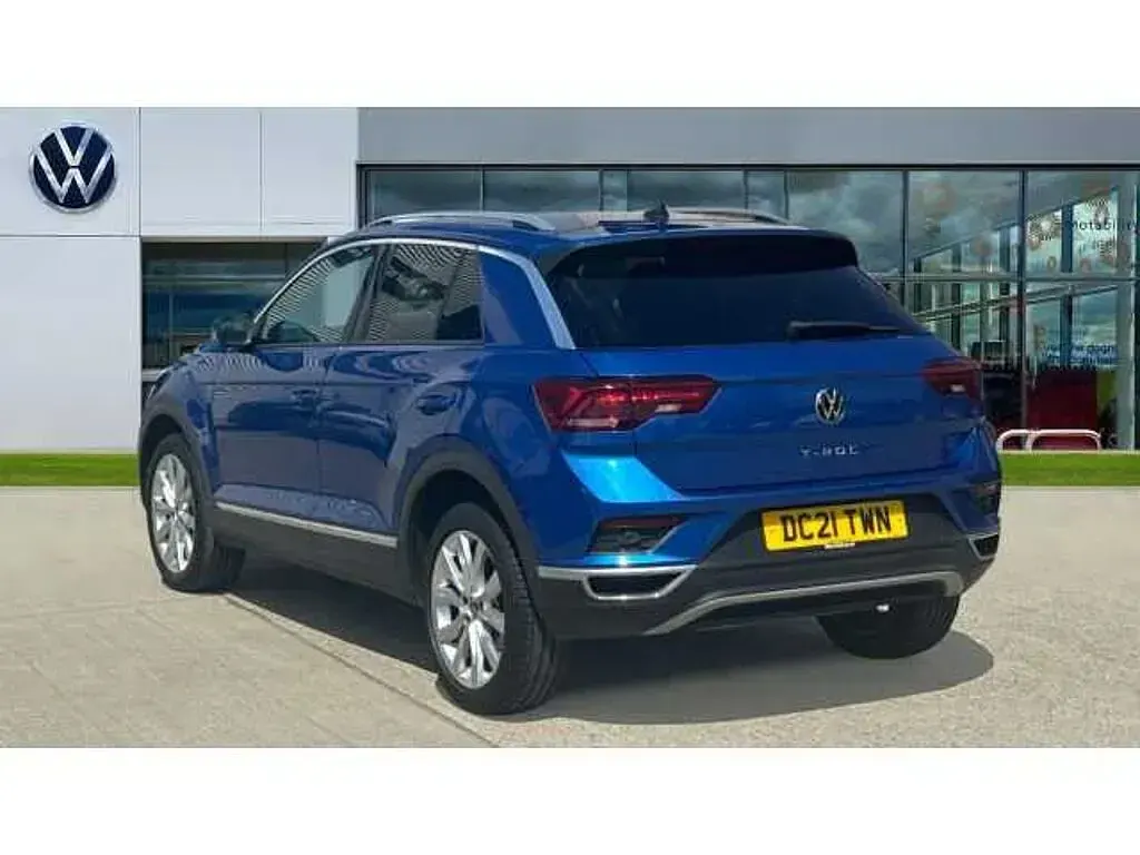 Used VW T-Roc SEL 150 HP (110 kW) 2021 Blue SUV