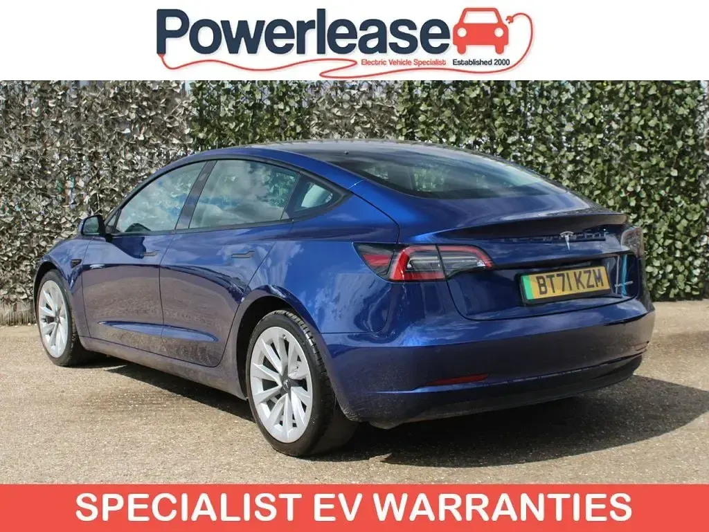 Used Tesla Model 3 Long Range AWD 254 kW (346 HP) 2021 Blue Sedan