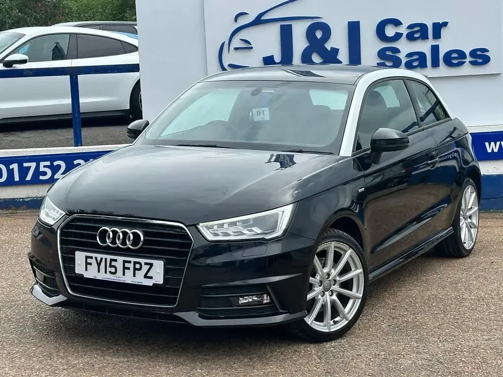 Used Audi A1 S-Line 125 HP (91 kW) 2015 Black Hatchback