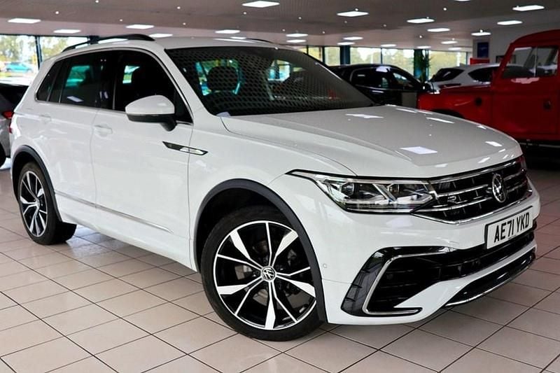 White Used 2021 VW Tiguan R-line SUV | £25,489 (Fair price) - Image 1/1