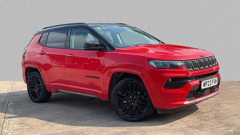 Red/black Used 2023 Jeep Compass SUV | £15,950 (Good price) - Image 1/4