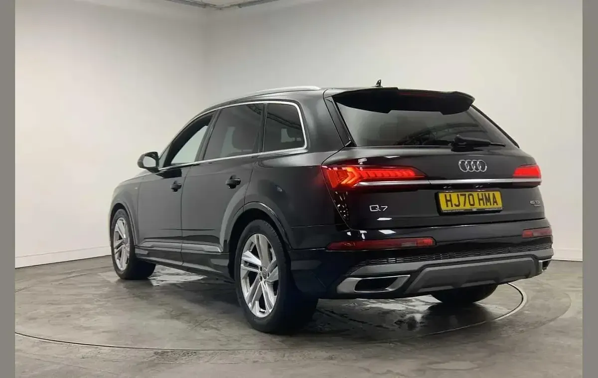 Used Audi Q7 S-Line 228 HP (167 kW) 2020 Black SUV