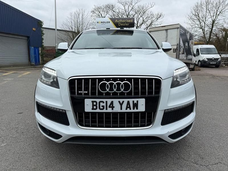 White Used 2014 Audi Q7 S-line plus SUV | £11,995 (Good price) - Image 1/2