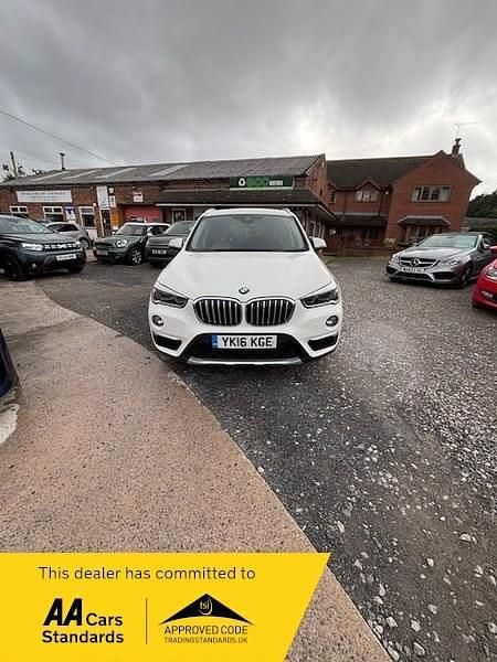 White Used 2016 BMW X1 xLine SUV | £9,999 (A bit pricey) - Image 1/4