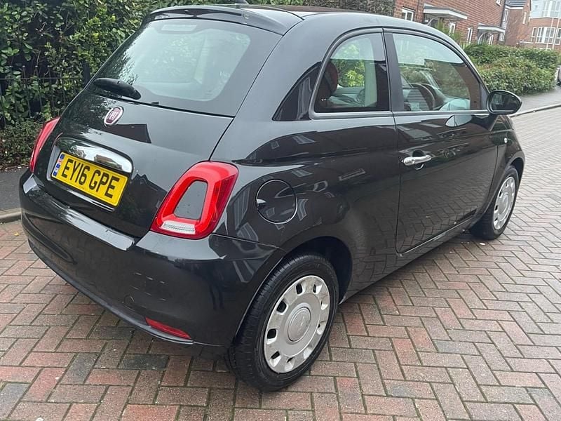 Used Fiat 500 Pop 2016 Black Hatchback
